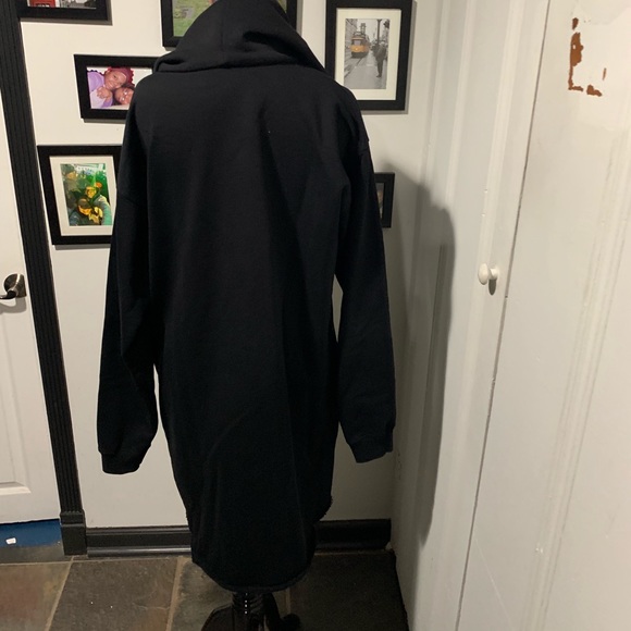 New Givenchy G Logo Cotton Terry Hoodie Dress - Picture 7 of 8